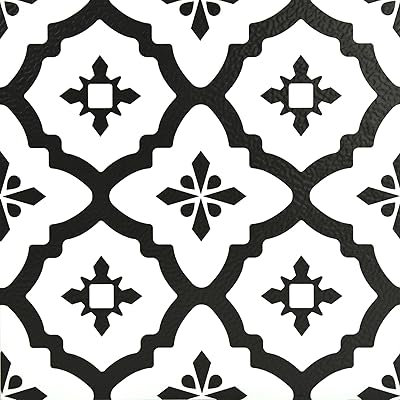 Autocollant direct pour carrelage comet fp2480, noir, de flourpops