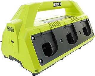Chargeur de batterie lithium-ion ryobi p135 18 v simple à 6 ports