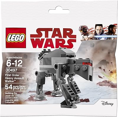Lego star wars : le dernier marcheur d'assaut lourd du premier ordre jedi