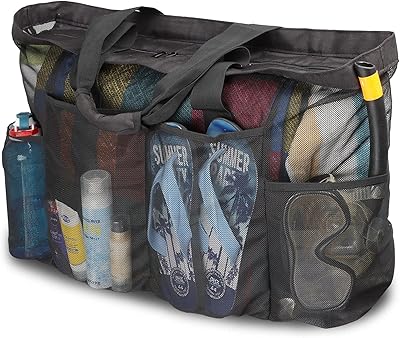 Sacs et fourre-tout de plage en maille gotaday xl, sac de plage extra