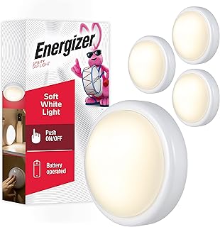 Lampe de robinet led energizer, paquet de 4, lampe à piles, lampe tactile