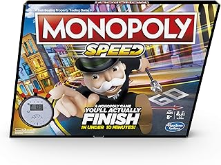 Monopoly speed ​​​​board game, un jeu de stratégie pour les enfants âgés