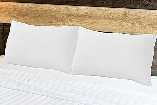 Oreiller matelassé antimicrobien glofresh, 1 pièce - 160 fils 100 % coton - couleur blanche, taille : 50 x 75 cm remplissage 700 g. Des économies garanties sur chaque commande avec Diaytar
