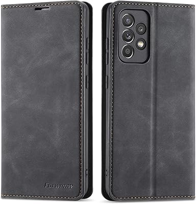 Qltypri coque pour samsung galaxy a72 étui de luxe en cuir tpu
