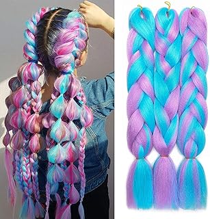Cheveux synthétiques pour tressage, tresses géantes, tresses africaines au crochet, rouleaux de cheveux