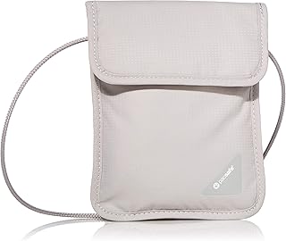 Sac tour de cou antivol en toile pacsafe coversafe avec blocage rfid, modèle