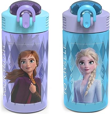 Zack designs ensemble de bouteilles d'eau pour enfants disney la reine des neiges