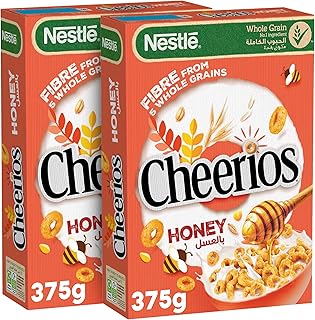 Céréales de petit-déjeuner au miel nestlé cherose, 375 g (paquet de 2)