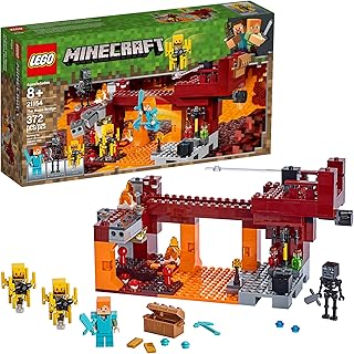 Nouveau jeu de construction lego minecraft the blaze bridge 21154 de 370