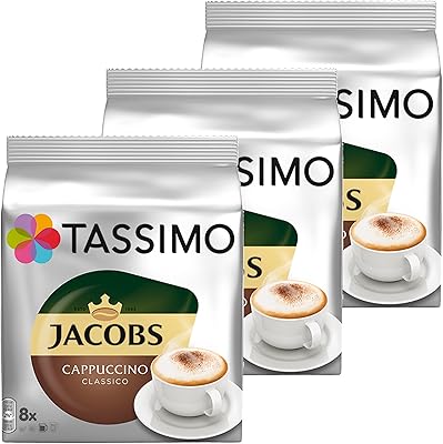 Tassimo jacobs cappuccino, café - rainforest alliance, pack de 3 tablettes de thé (8 portions). L'expérience e-commerce réinventée par Diaytar au Sénégal