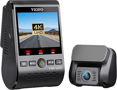 Vaivo a129pro duo double dash cam 4k 3840 x 2160p uhd 4k avant