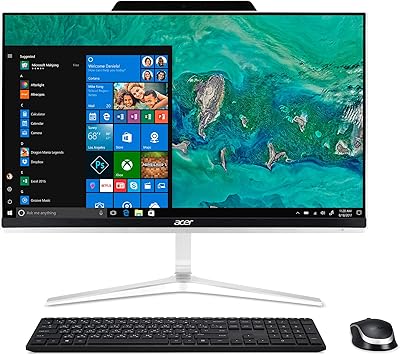Ordinateur de bureau tout-en-un acer aspire z24-890-ua91, écran fhd 23,8", intel core i5-9400t