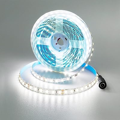 Bande lumineuse led joelt 24v 5m 3000 lumens blanc brillant 6000-6500k, bande lumineuse