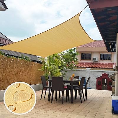 Parasol rectangulaire imperméable im, parasol d'extérieur pour jardin, terrasse, piscine, parasol de camping taille l (3x3m). Des produits authentiques à prix réduits sur Diaytar Sénégal