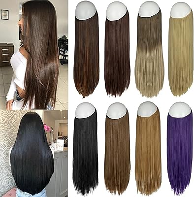 Extensions de cheveux halo extensions de cheveux invisibles et secrètes en fil