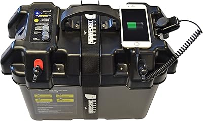 Nouveau boîtier d'alimentation intelligent port wessels avec moteur quadruple, ports usb et dc