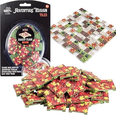 Kit d'extension de carrelage de sol monster adventure terrain jungle ensemble