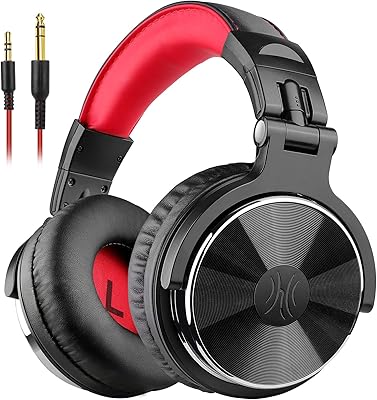 Un casque audio supra-auriculaire un de basse filaire avec pilote de 50