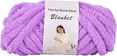 Fil chenille épais pour tricot à la main, épais et surdimensionné pour couverture