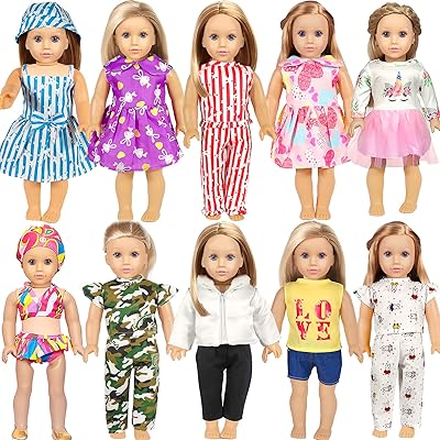 Vêtements de poupée de 18 pouces, accessoires vêtements de poupée de 18 pouces