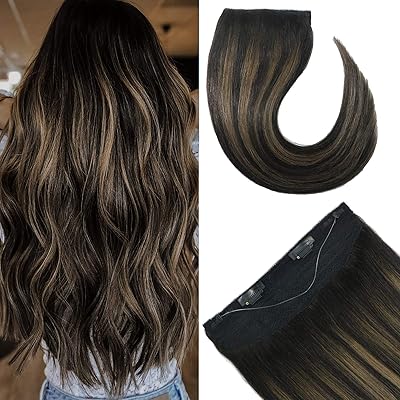 Extensions de cheveux windtouch wire 12 pouces balayage de cheveux humains noir naturel à brun châtain #(1bt6)p1b 70 g/paquet invisible secret fishline flip in extensions de cheveux. Diaytar Sénégal : Diversité produits, unité de prix bas