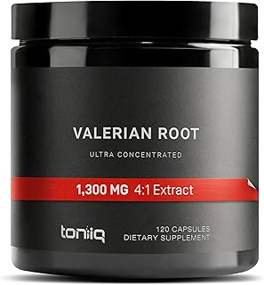 Capsules de racine de valériane extra fortes - 1300 mg 4x extrait concentré