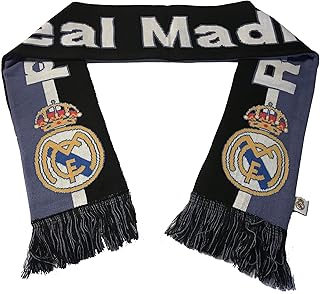 Écharpe d'hiver du real madrid (noir) noir autres
