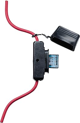 Porte-fusible maxi compact bossmann hhx avec couvercle - 32 v/60 a - fil