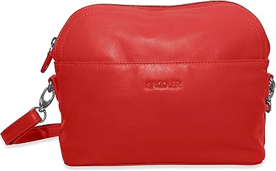 Sac à main de luxe en cuir véritable avec fermeture éclair sur le dessus