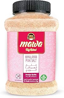 Sel rose de l'himalaya mawa sel gemme non iodé grains fins pot 2,5kg