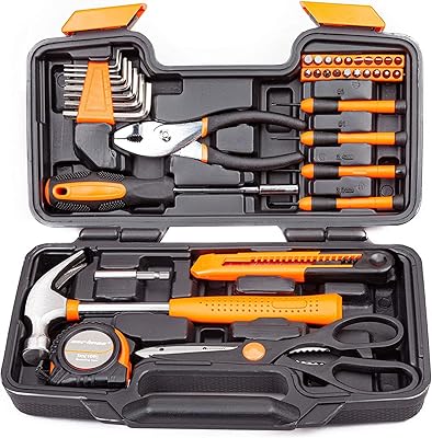 Ensemble d'outils orange cool baby de 39 pièces - ensemble d'outils à main