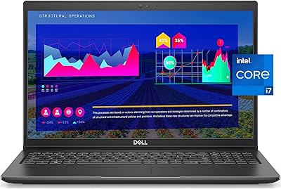 Ordinateur portable dell latitude 3520, dernier modèle 2021, écran rétroéclairé fhd ips