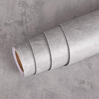 Papier peint en béton gris levelin à décoller et coller papier autocollant