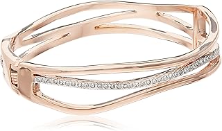 Bracelet créole à fermoir bayswater de buckley london pour femme - or rose