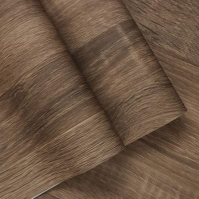 Papier peint à grain de bois démon jaune foncé marron 787"