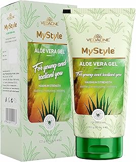Vedaone mystyle gel d'aloe vera polyvalent pour le corps, les cheveux et la peau