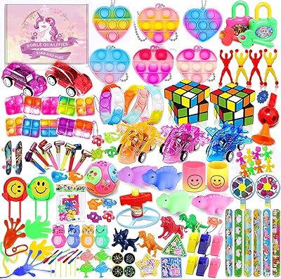Orchid m® 130 pièces de cadeaux de fête pour enfants, ensemble de jouets, jouets pour bébés en gros, cadeaux de fête, mini-jeux, coffre au trésor, fête d'anniversaire, remplissage de sacs, prix de carnaval, jeux de boîte de prix pour salle de classe. Commandez en toute confiance sur Diaytar, votre marketplace de confiance
