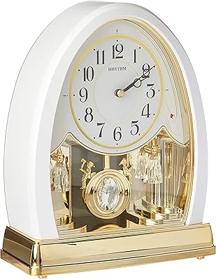 Horloge murale rhythm abs, blanche