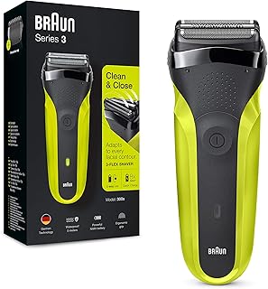 Braun tondeuse à barbe électrique 300 série 3 avec lames flexibles
