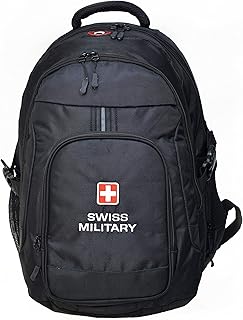 Sac à dos avec écusson militaire suisse, polyester 1680 double d résistant