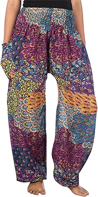 Lovebaz femmes éléphant sarouel s-4xl plus hippie boho pj vêtements de yoga
