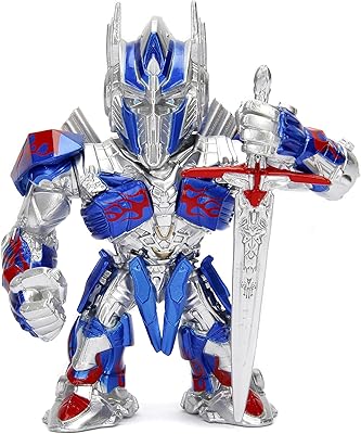 Figurine de collection moulée sous pression transformers the last knight optimus prime 4