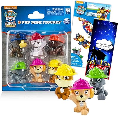 Ensemble de figurines paw patrol ~ pack de 3 pièces avec 6