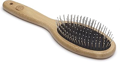 Brosse à épingles en bambou mickey toilettage pour chiens chats et chiots