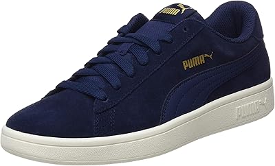 Puma smash v2 l jr, baskets mixte enfant, noir, taille unique