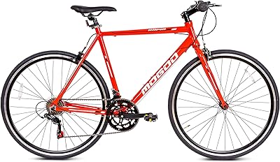 Vélo de route hybride mogoo rapid 700c, transmission shimano 14 vitesses, vélo
