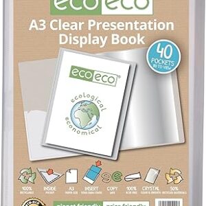 Cahier de présentation transparent eco-eco a3 50 % recyclé avec 40. Toutes les catégories, tous les prix sur Diaytar