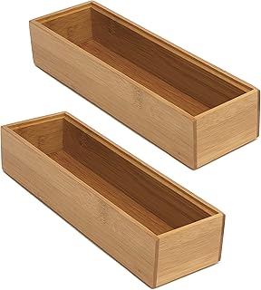 Coffre organisateur de tiroirs en bambou libre international 8181s 3" x