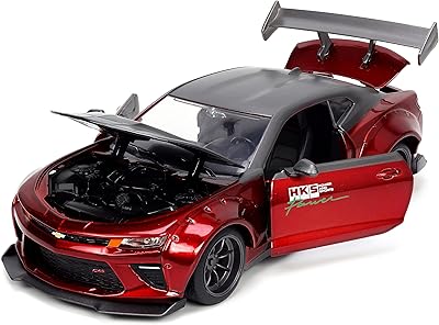 2016 chevrolet camaro widbody \"hks\" rouge bonbon métallisé et gris mat métallisé \"bigtime