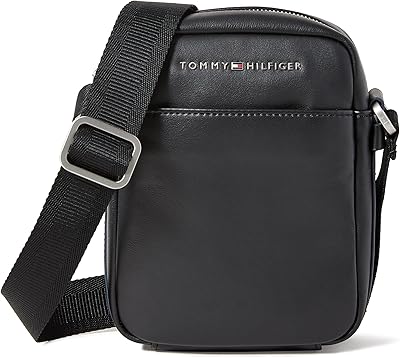 Tommy hilfiger the city mini reporter sac pour homme, noir - am0am01941, noir